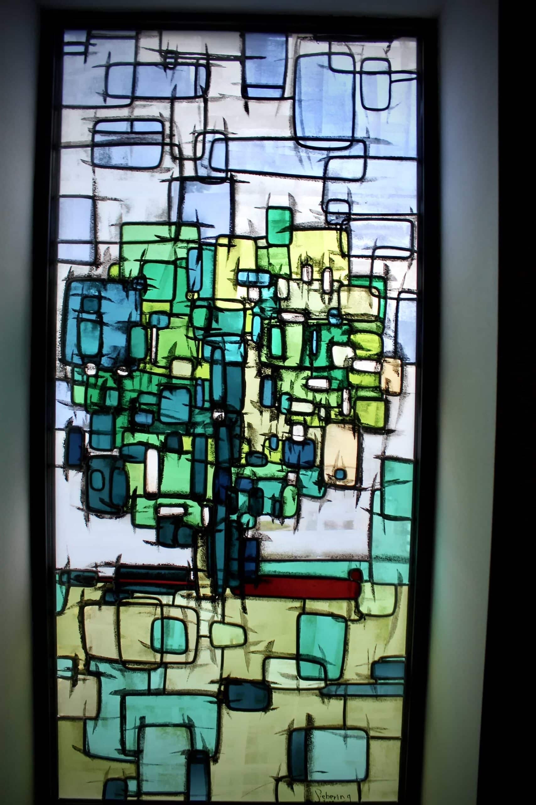 L’arbre de vie en rectangles de couleur