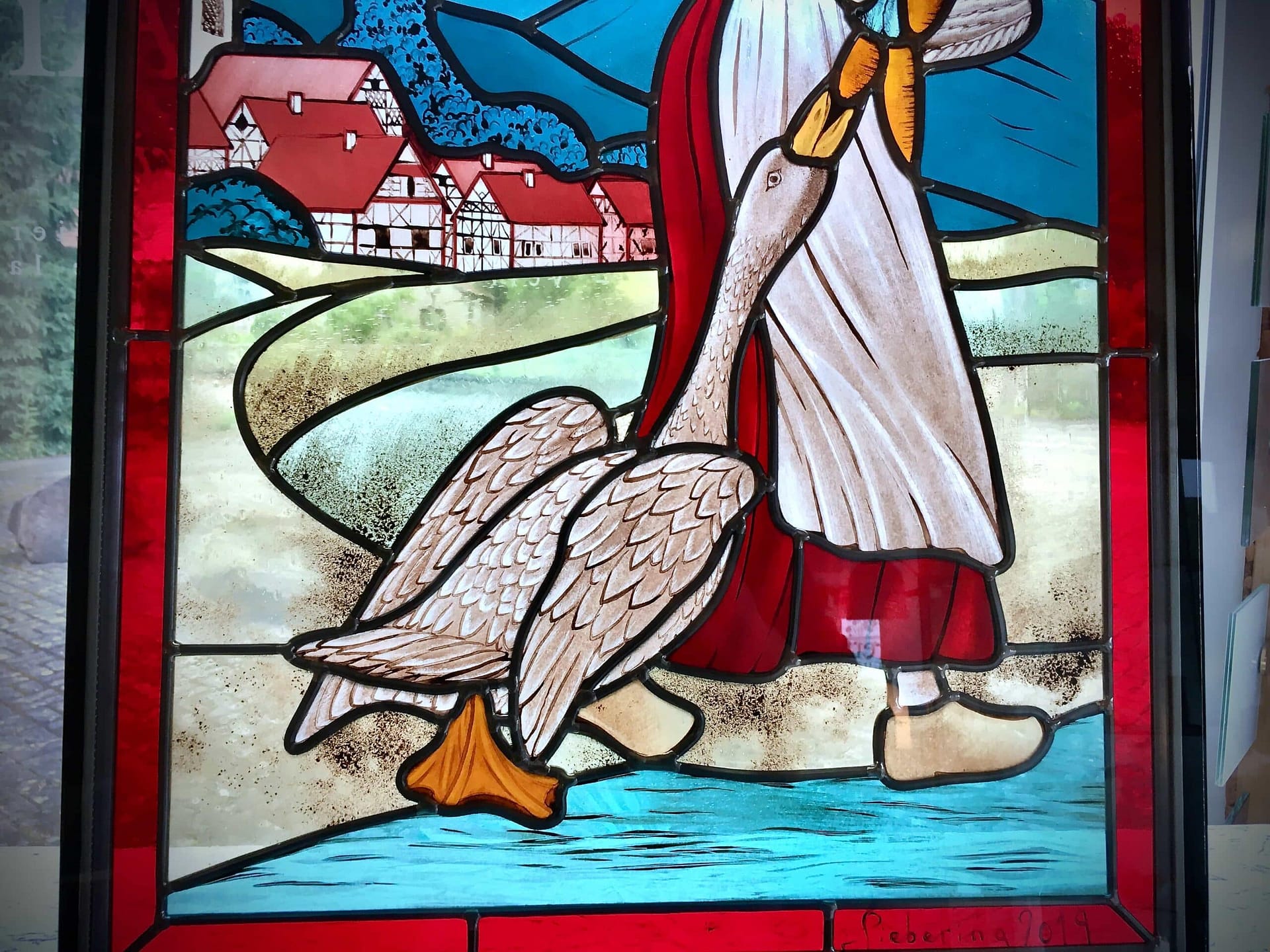 L’oie et le ruisseau